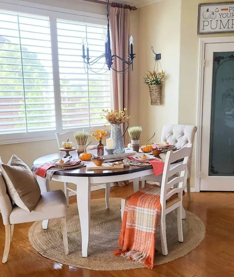Chairs Around White Table