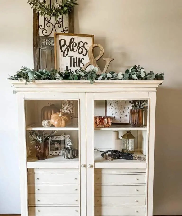 Charming Hutch for Fall