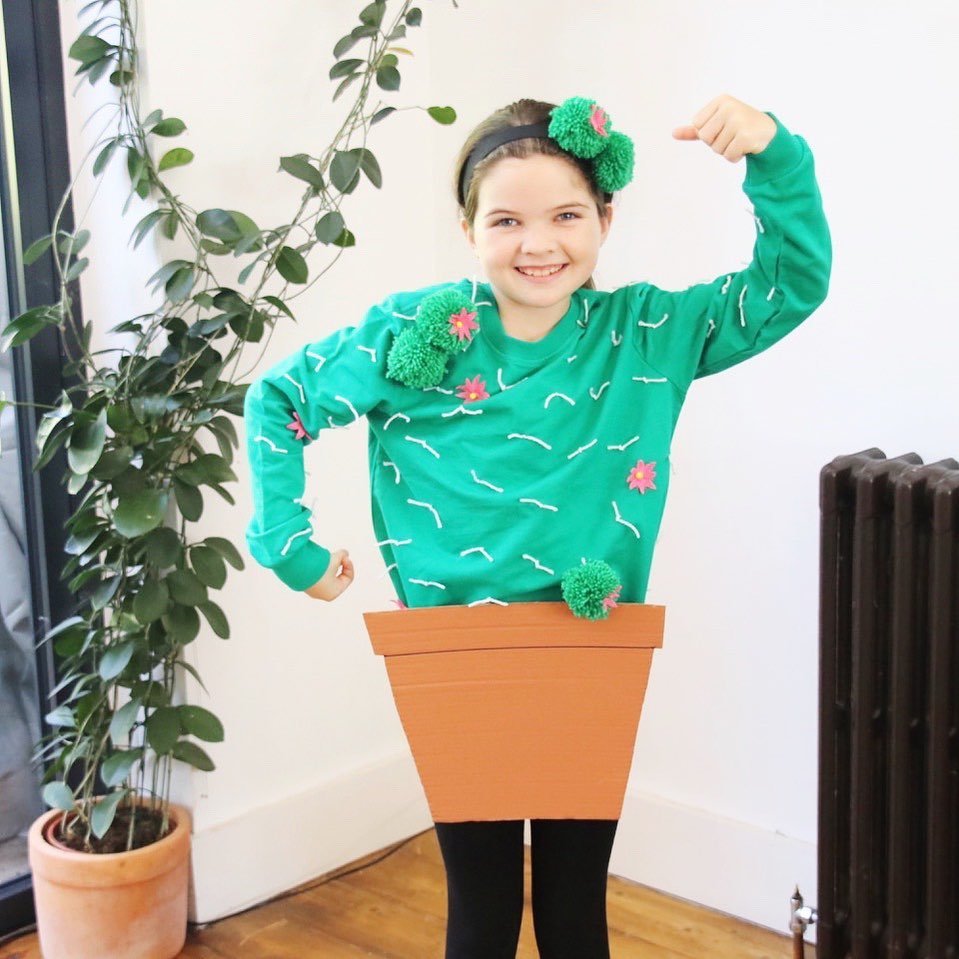 Child Cactus Costume Outfit