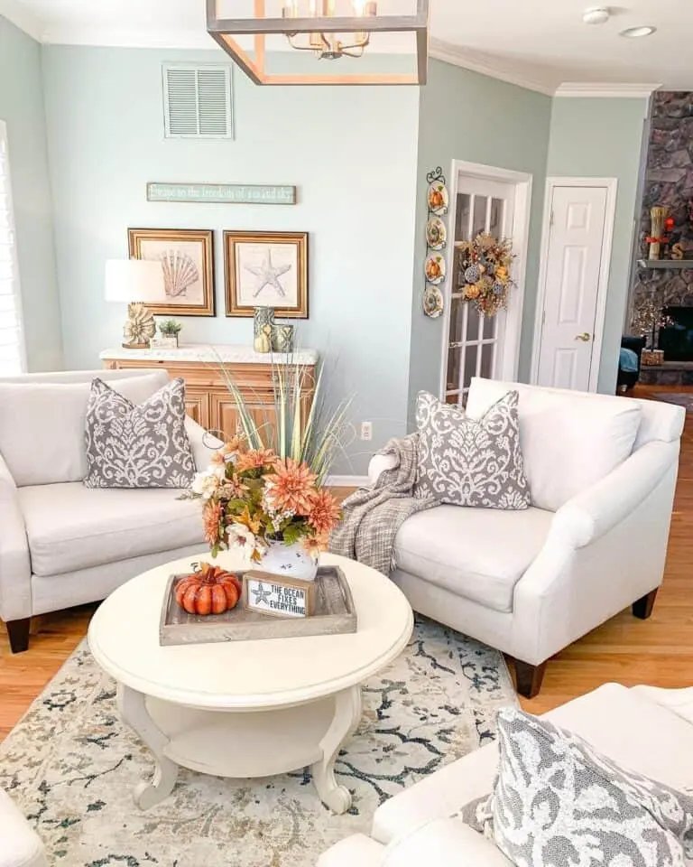 Coffee Table Fall Decor