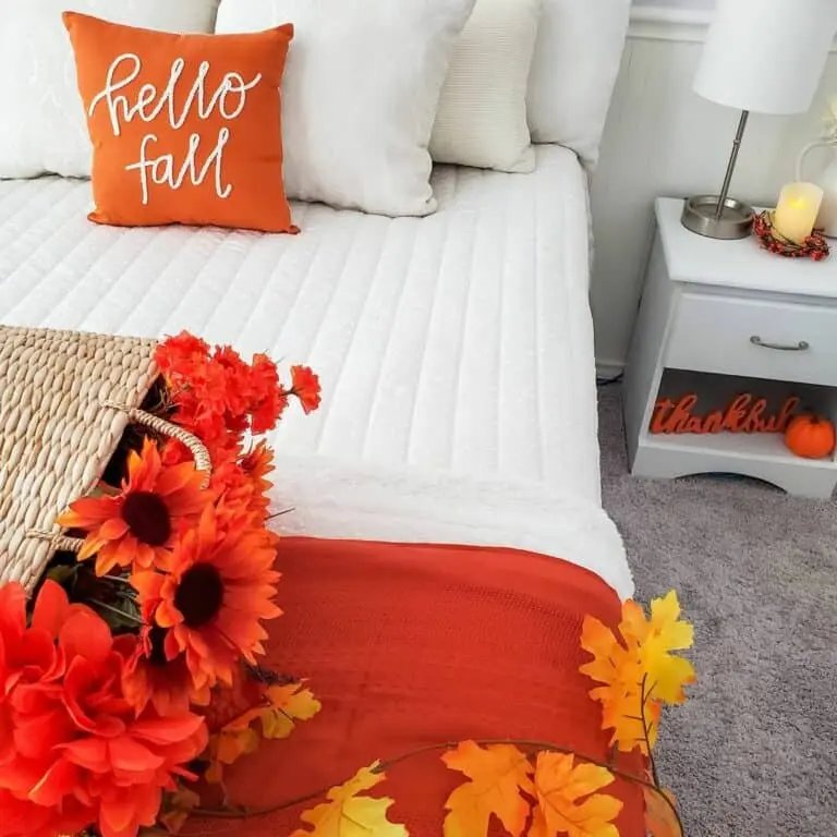 Colorful Fall Bedding
