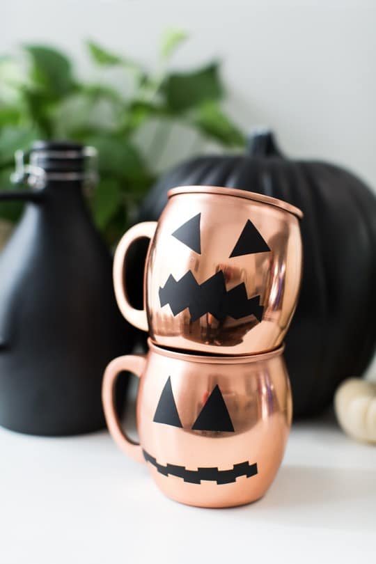 Copper Pumpkin Mug Craft