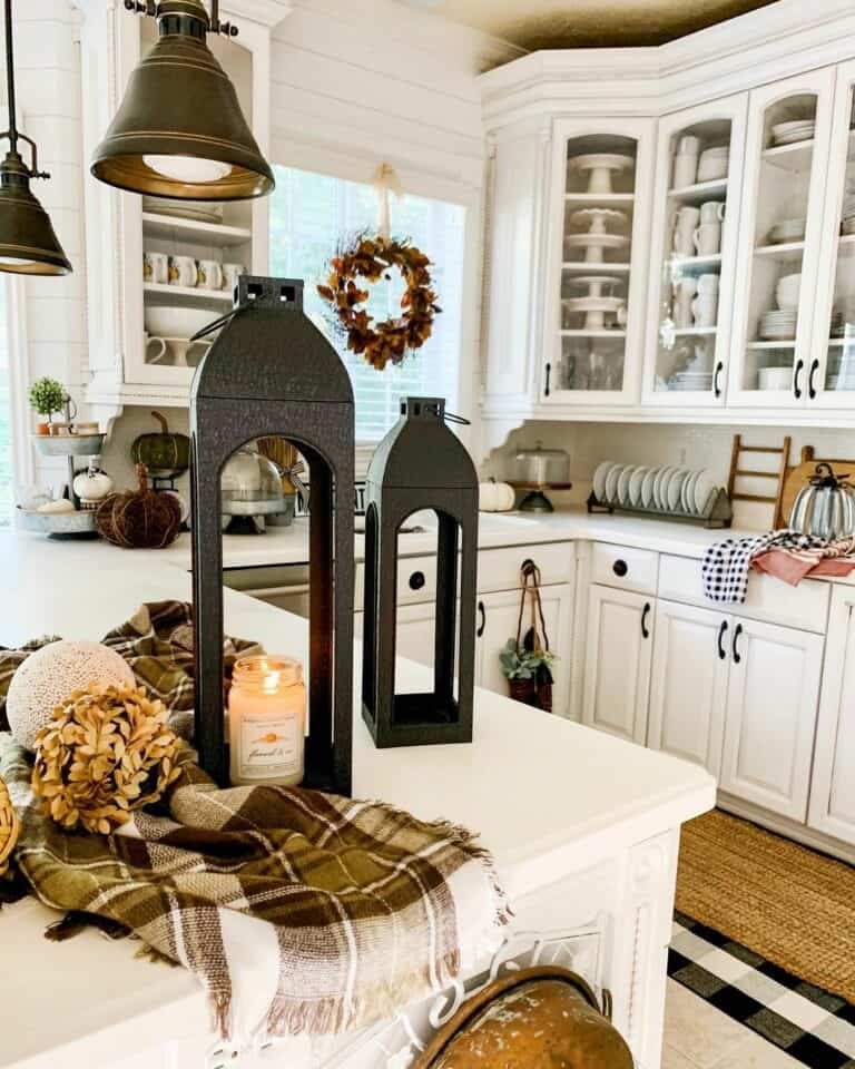 Cottage Kitchen with Lanterns