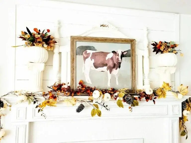 Cozy Autumn Mantel Decor