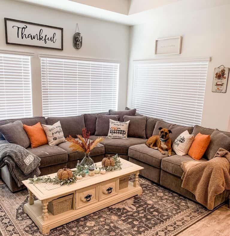 Cozy Couch with Cushions