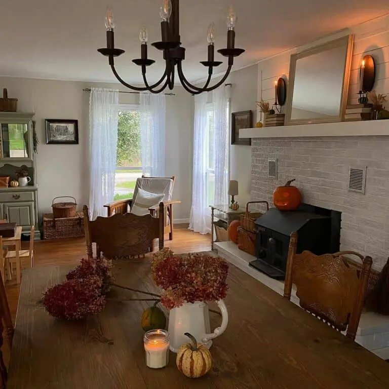 Cozy Fall Kitchen Lighting