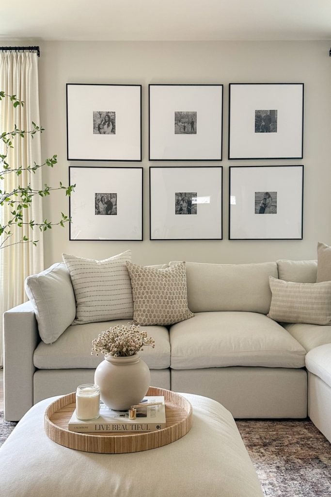 Cozy Minimalist Gallery Wall