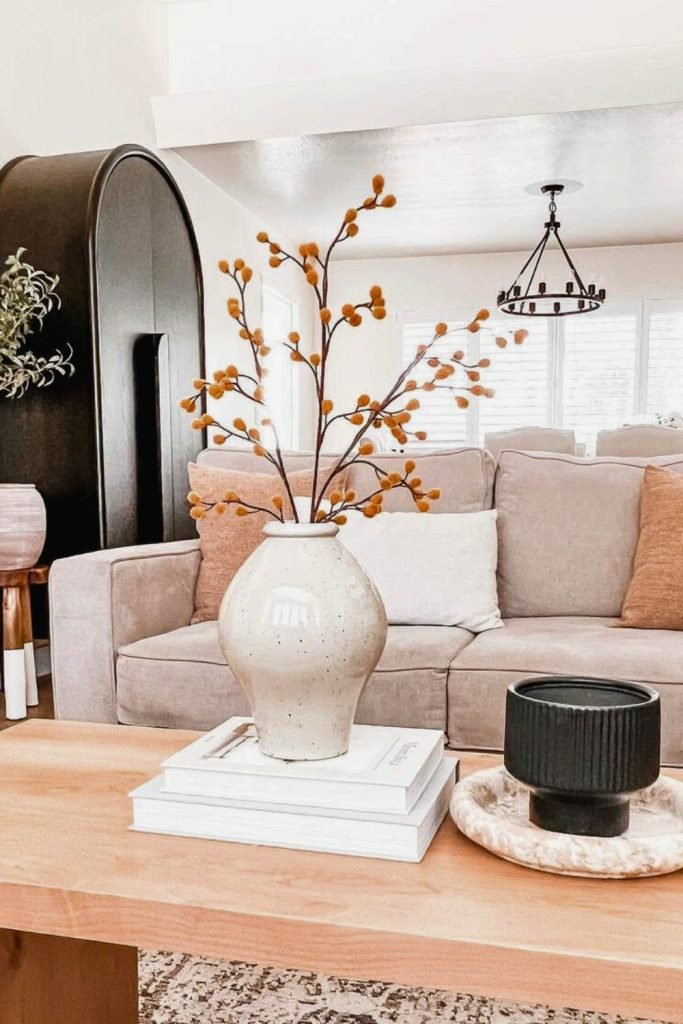Cozy Neutral Sofa Decor