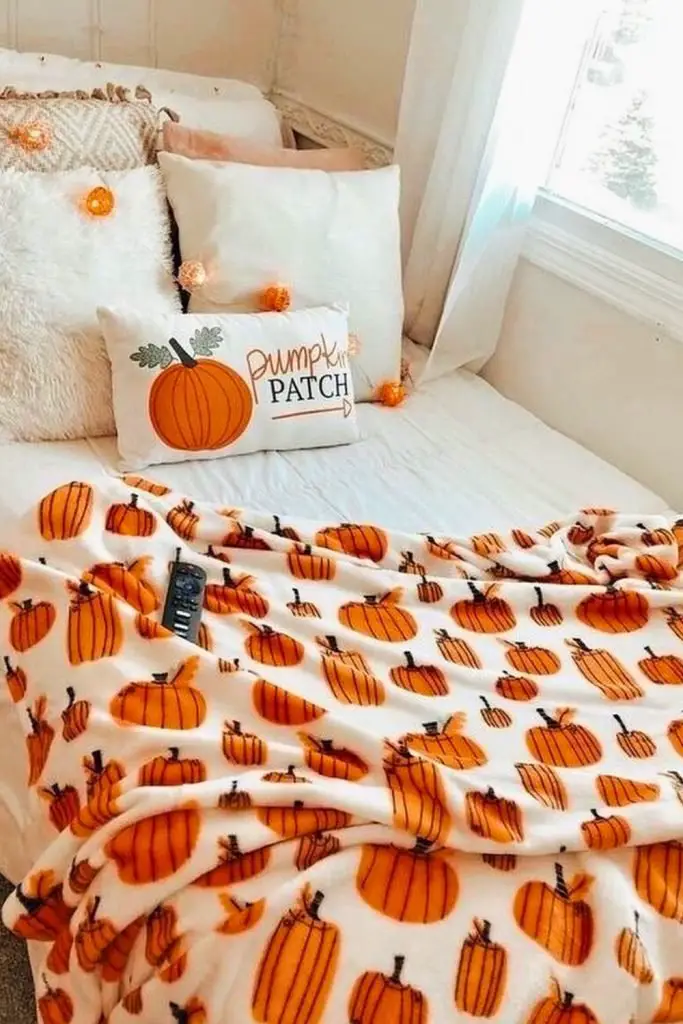 Cozy Pumpkin Patch Bedroom