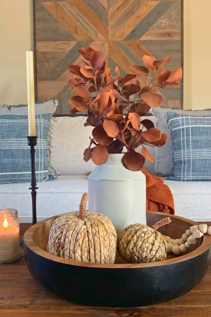 Cozy Rustic Centerpiece Idea