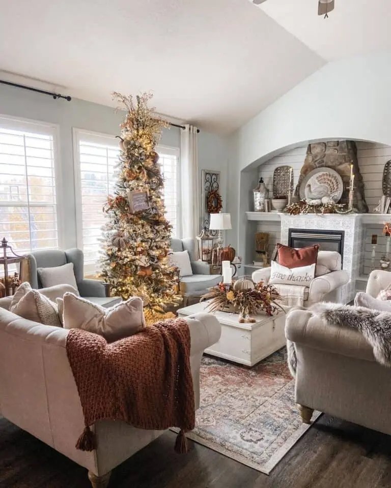 Cozy Seasonal Living Room
