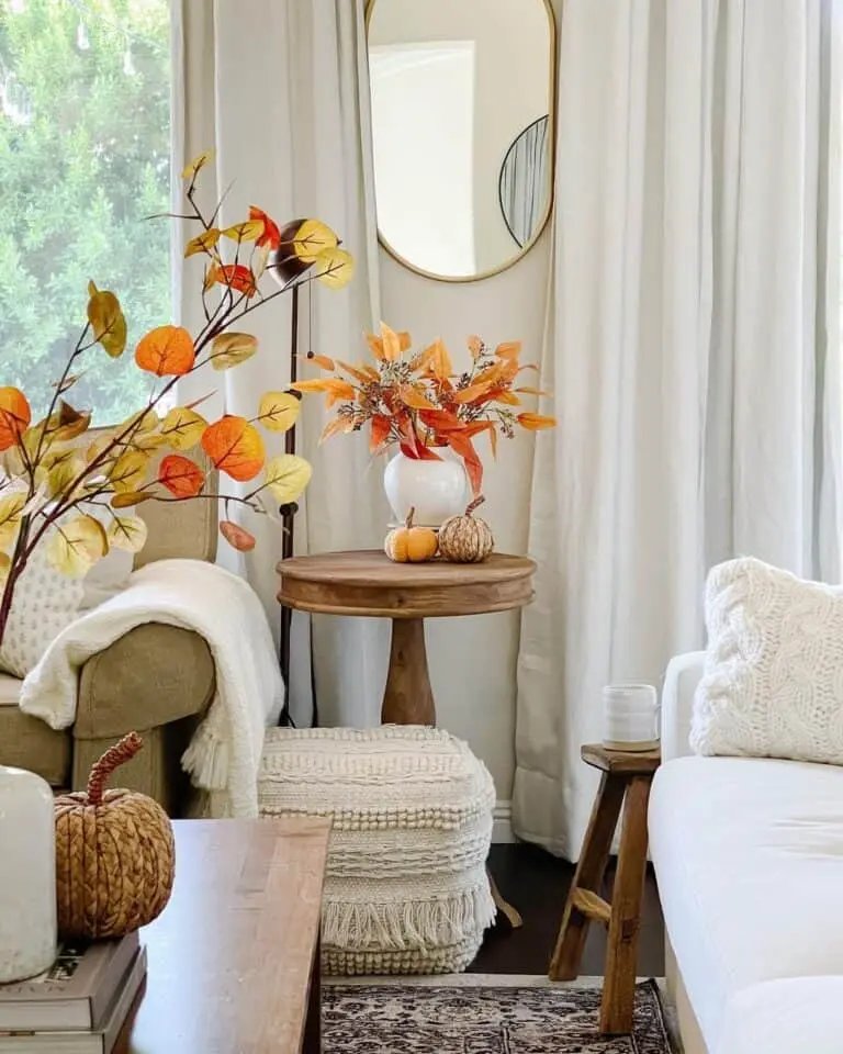 Cozy White Wood Corner