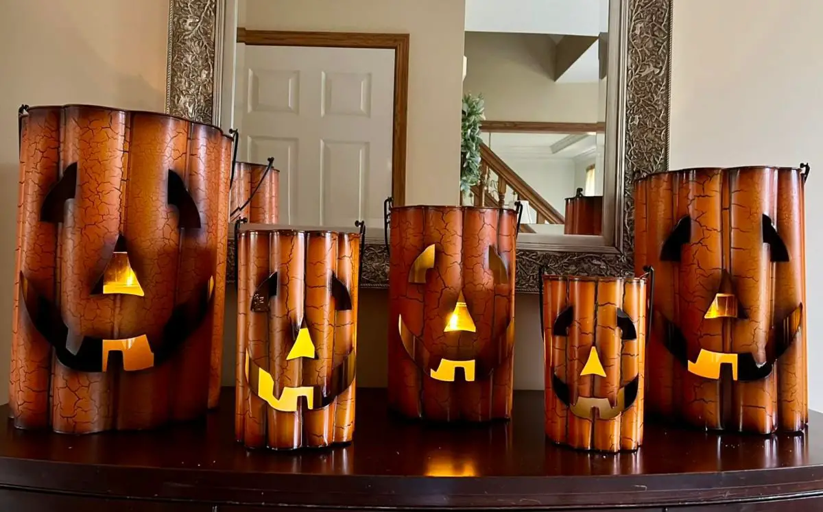 Creepy Pumpkin Lanterns