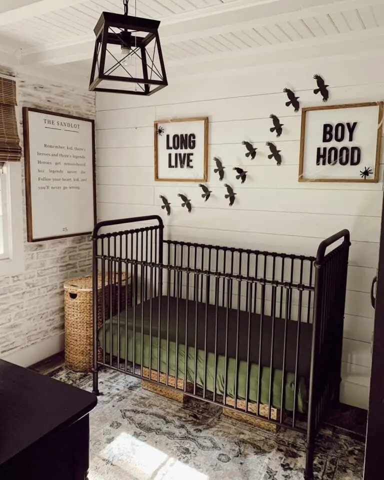 Crows in Farmhouse Nursery