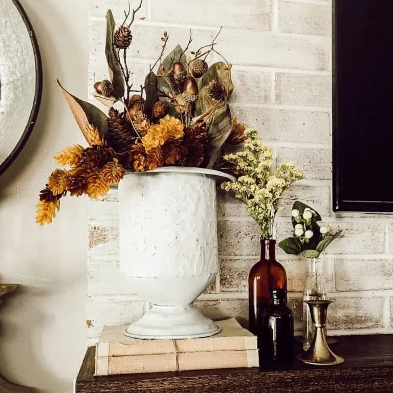 Dark Decor with Brick Wall