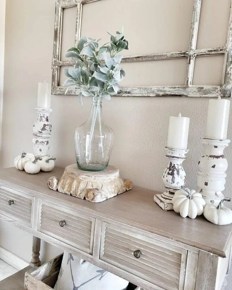 Distressed Paint on Ornaments