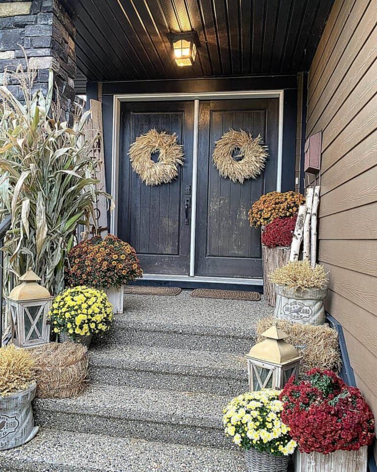 Dramatic Wreaths for Entry
