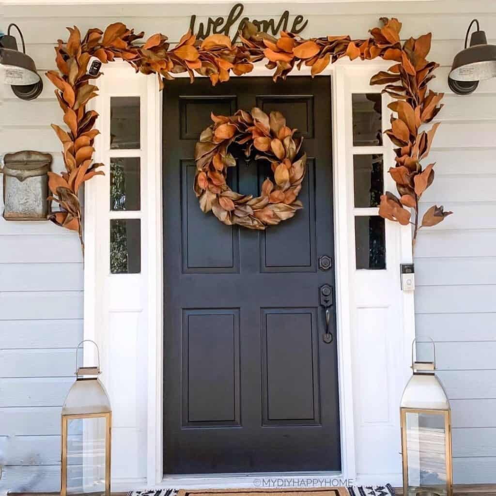 Dried Magnolia Wreath