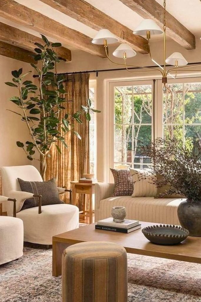 Earthy Tones and Soft Lighting