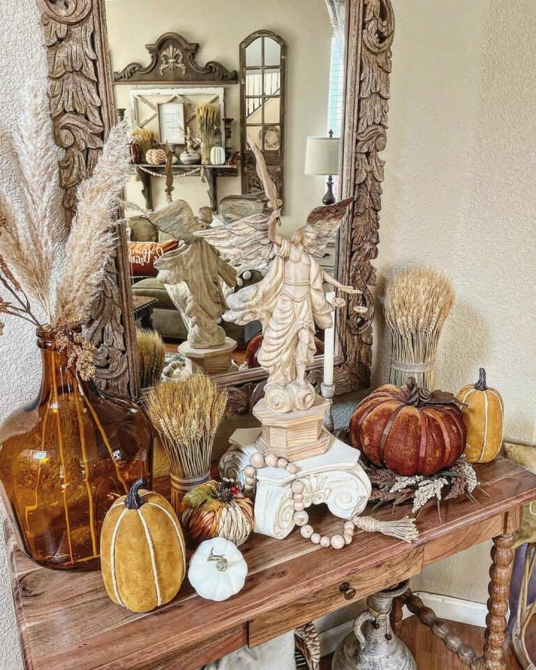 Eye-Catching Console Centerpiece