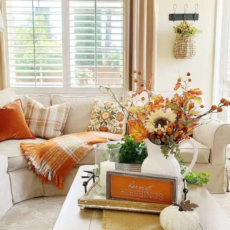 Fall Coffee Table Decor