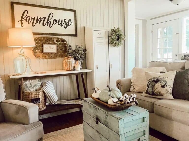 Fall Coffee Table Decor