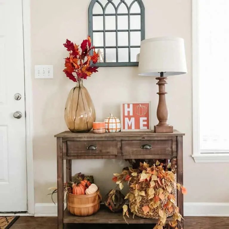 Fall Colors for Entryways