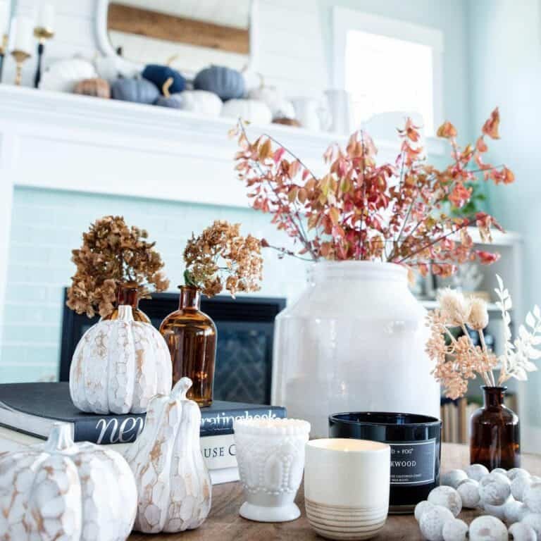 Fall Decor for Coffee Tables