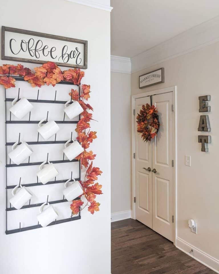 Fall Decor in Hallway