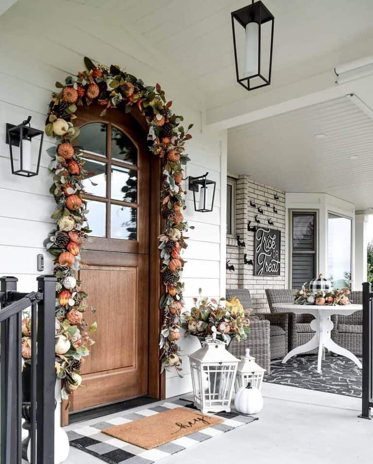 Fall Decor Over Door