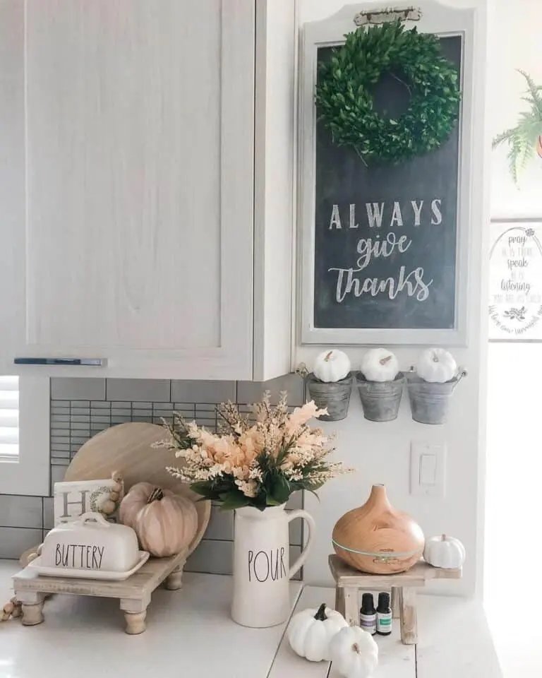 Fall Kitchen Chalkboard Ideas
