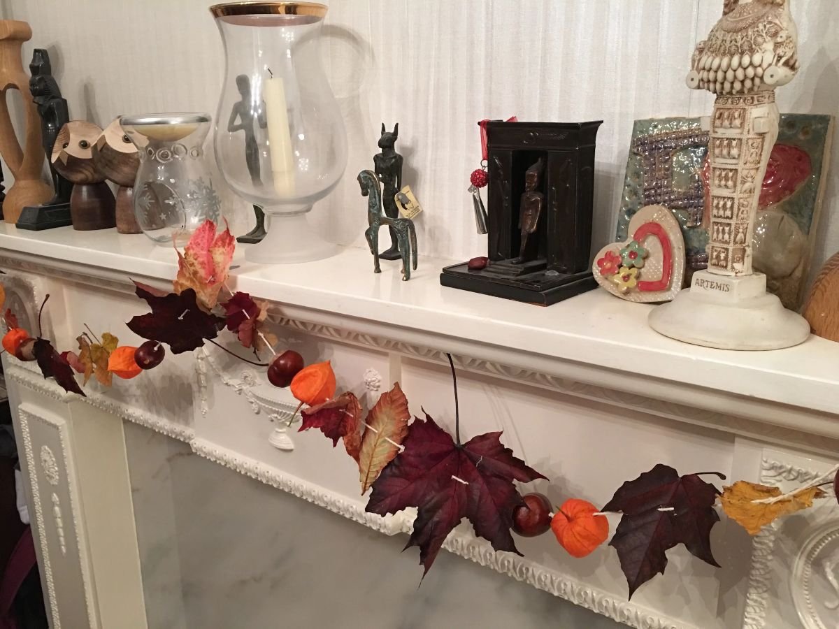 Fall Leaf Wreath Garland