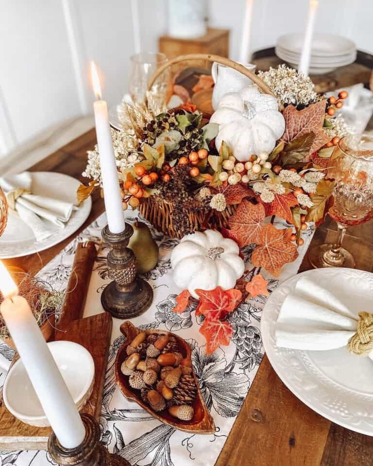 Fall Table Decor Idea