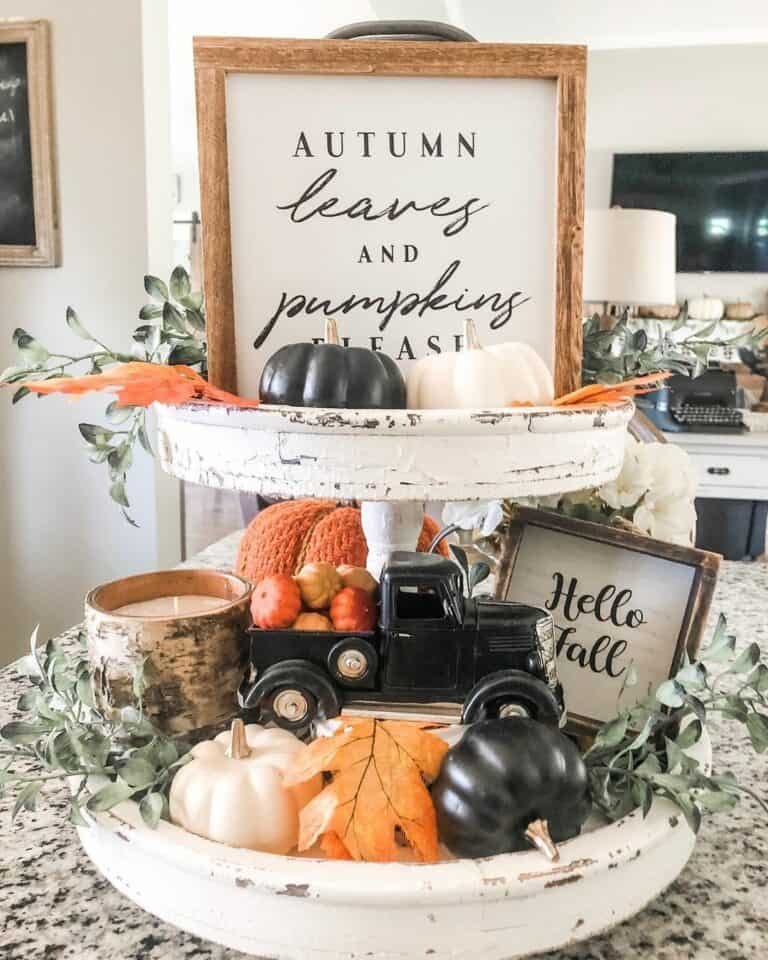 Fall Tiered Tray Concepts