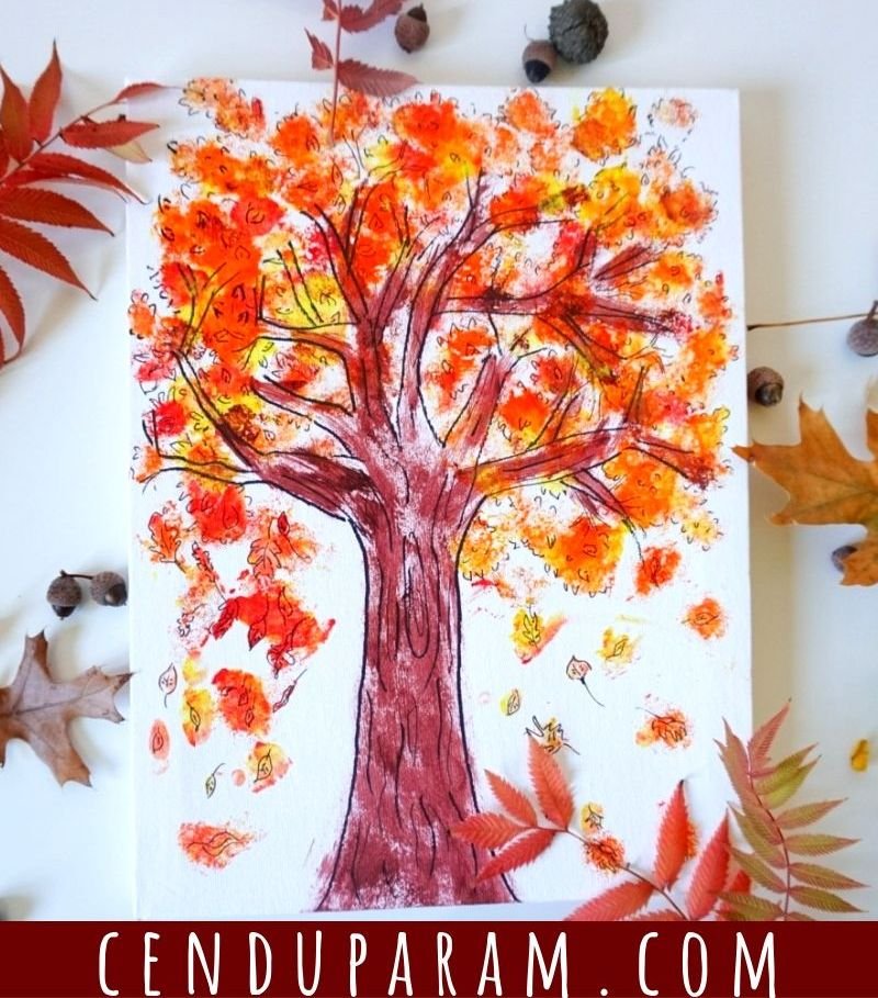 Fall Tree Painting Craft