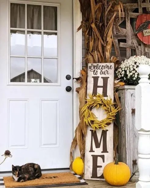 Fall Welcome Sign Ideas