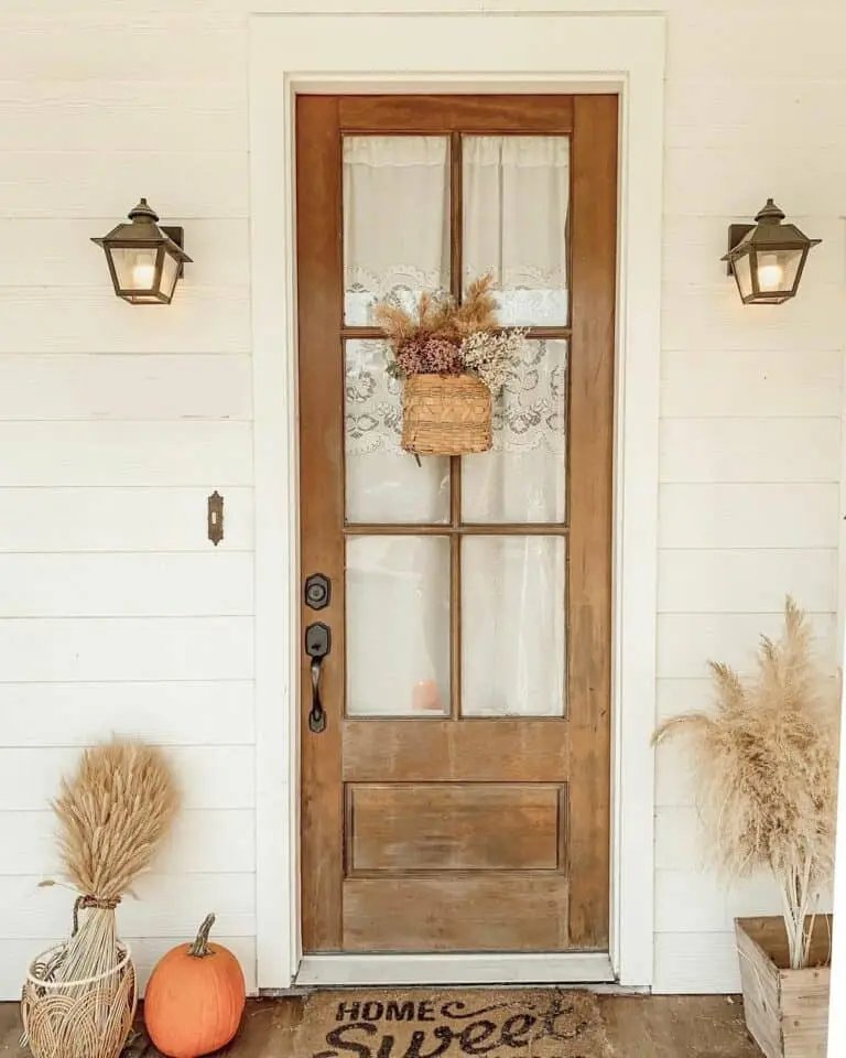 Farmhouse Fall Porch Decor