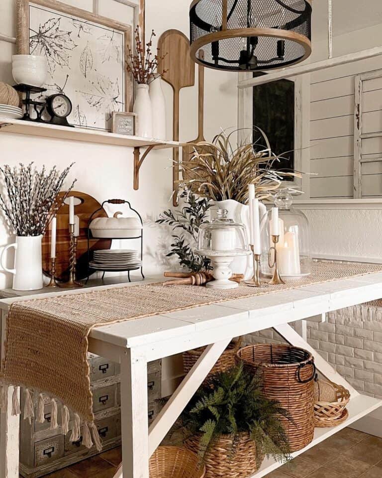 Farmhouse Fall Table Décor