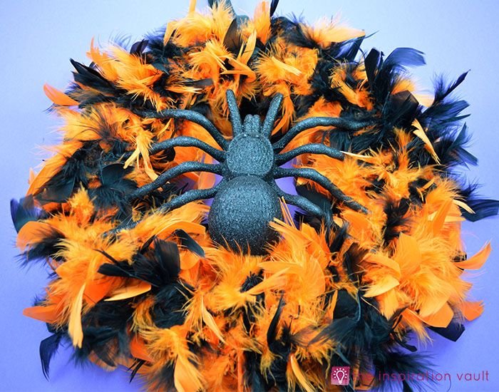 Feather Boa Wreath Design