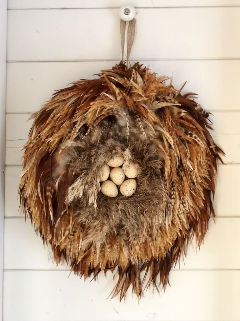 Feather Fall Wreath
