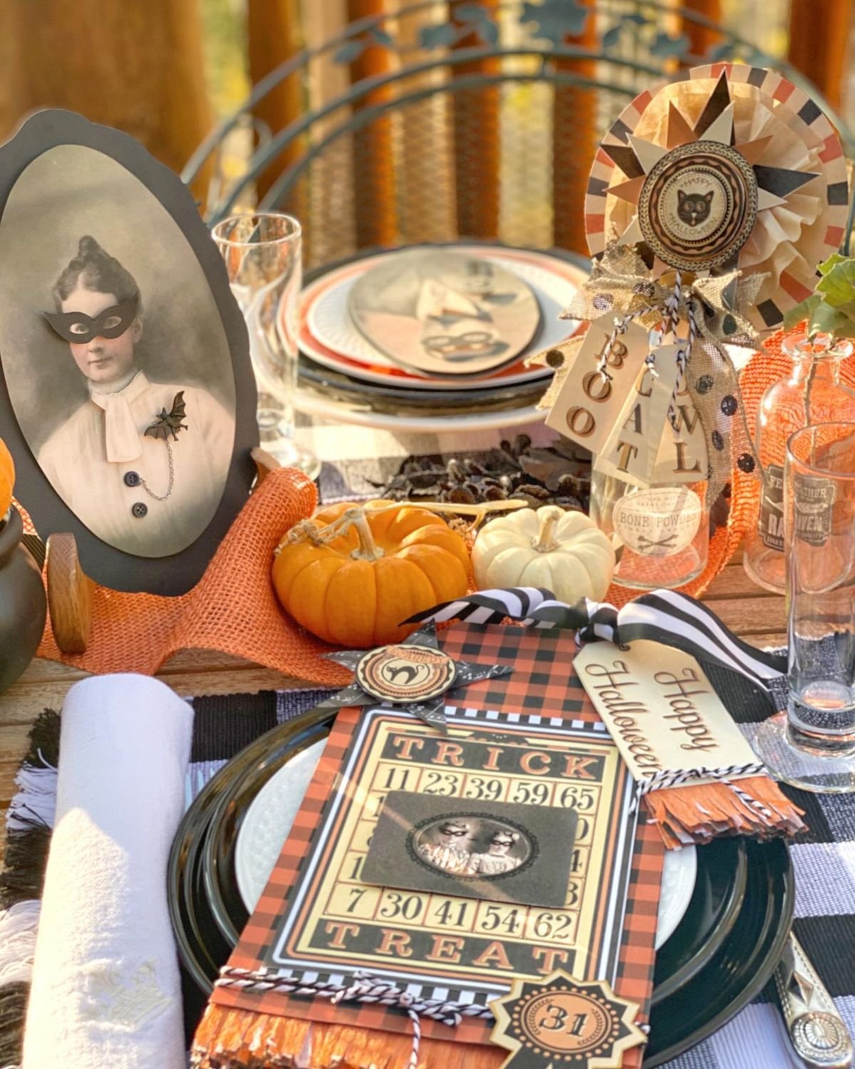 Ghostly 3D Portrait Decorations