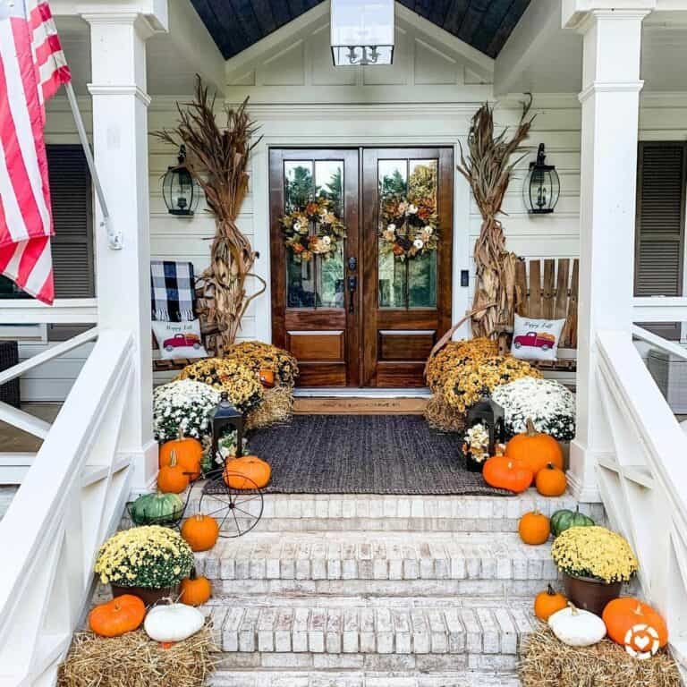 Glass Farmhouse Double Door