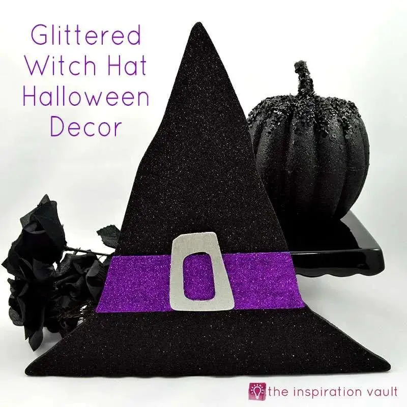 Glittered Witch Hat Craft