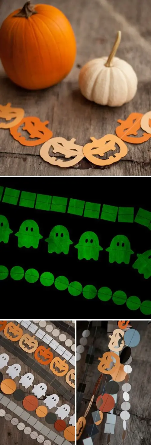 Glow-in-the-Dark Garland Craft