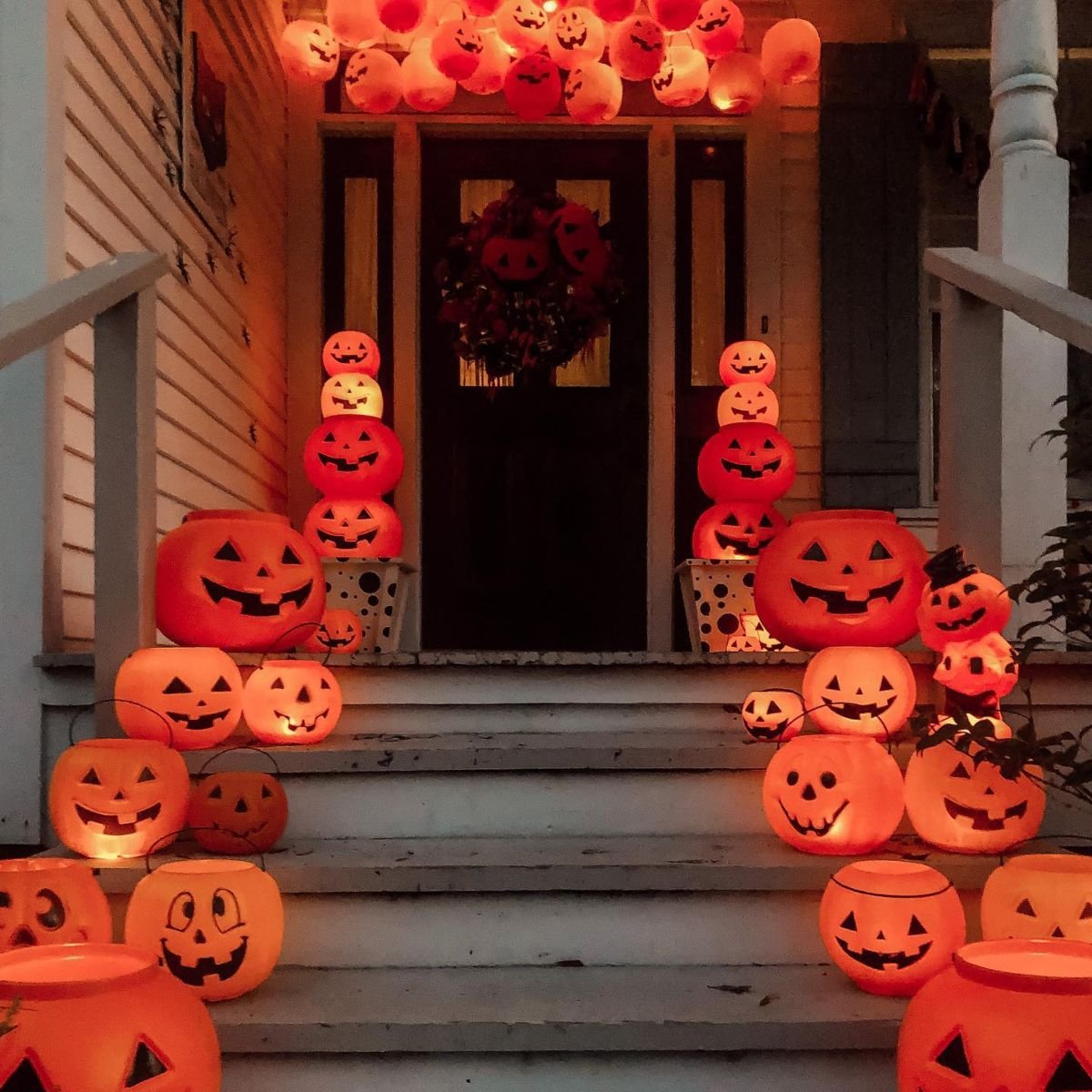 Glowing Pumpkin Decor