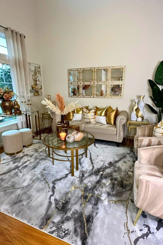 Gold Accents for Fall Decor