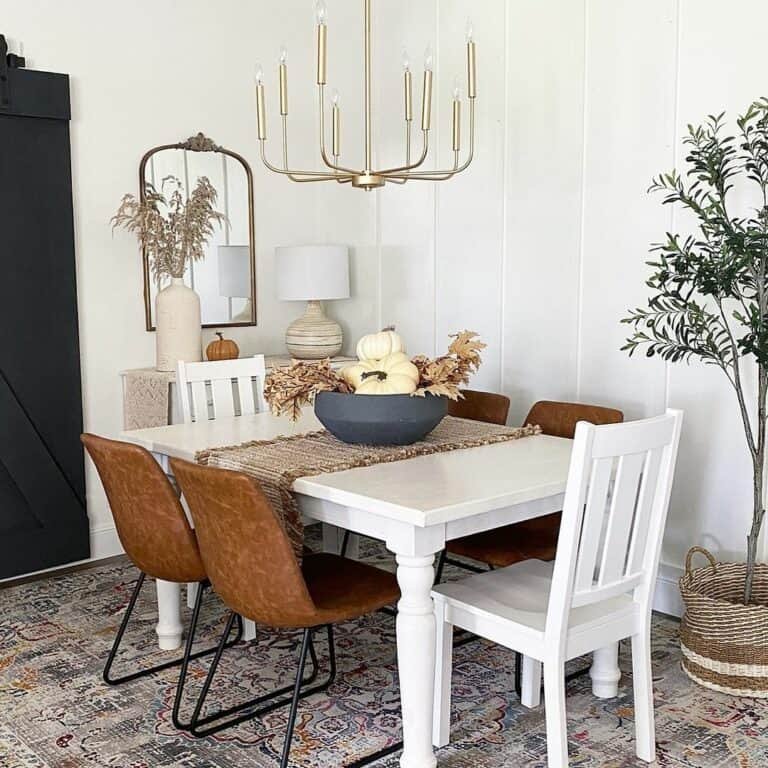 Gold Dining Room Light