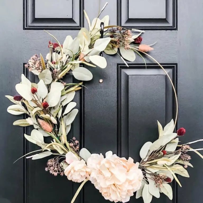 Gold Hoop Autumn Wreath