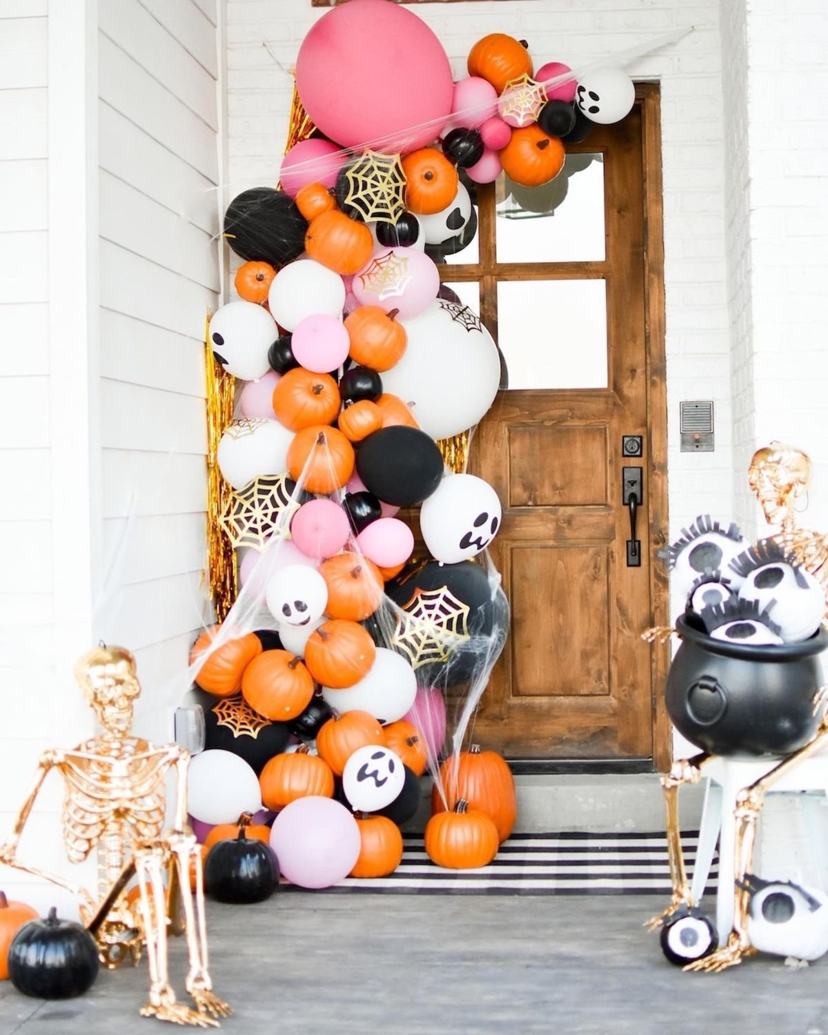 Gold Painted Skeletons