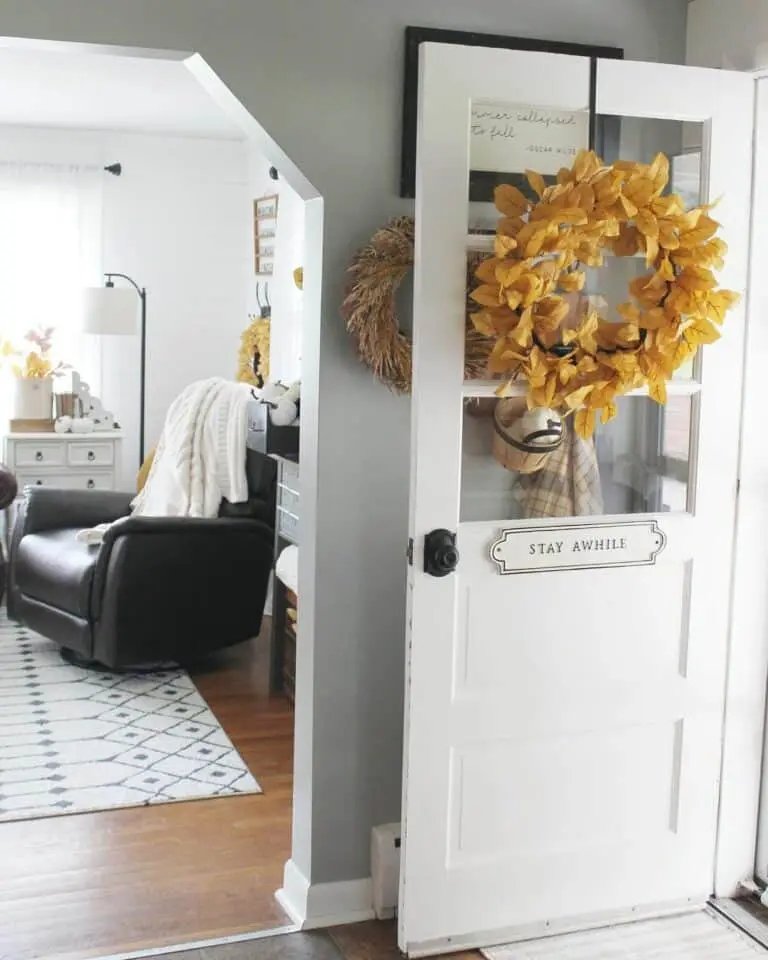 Gold Wreath for Door